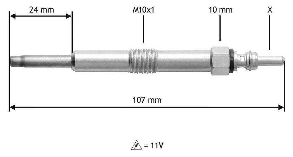 Bougie de préchauffage VALEO 345165